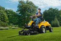 Garden machinery parts - man on mower